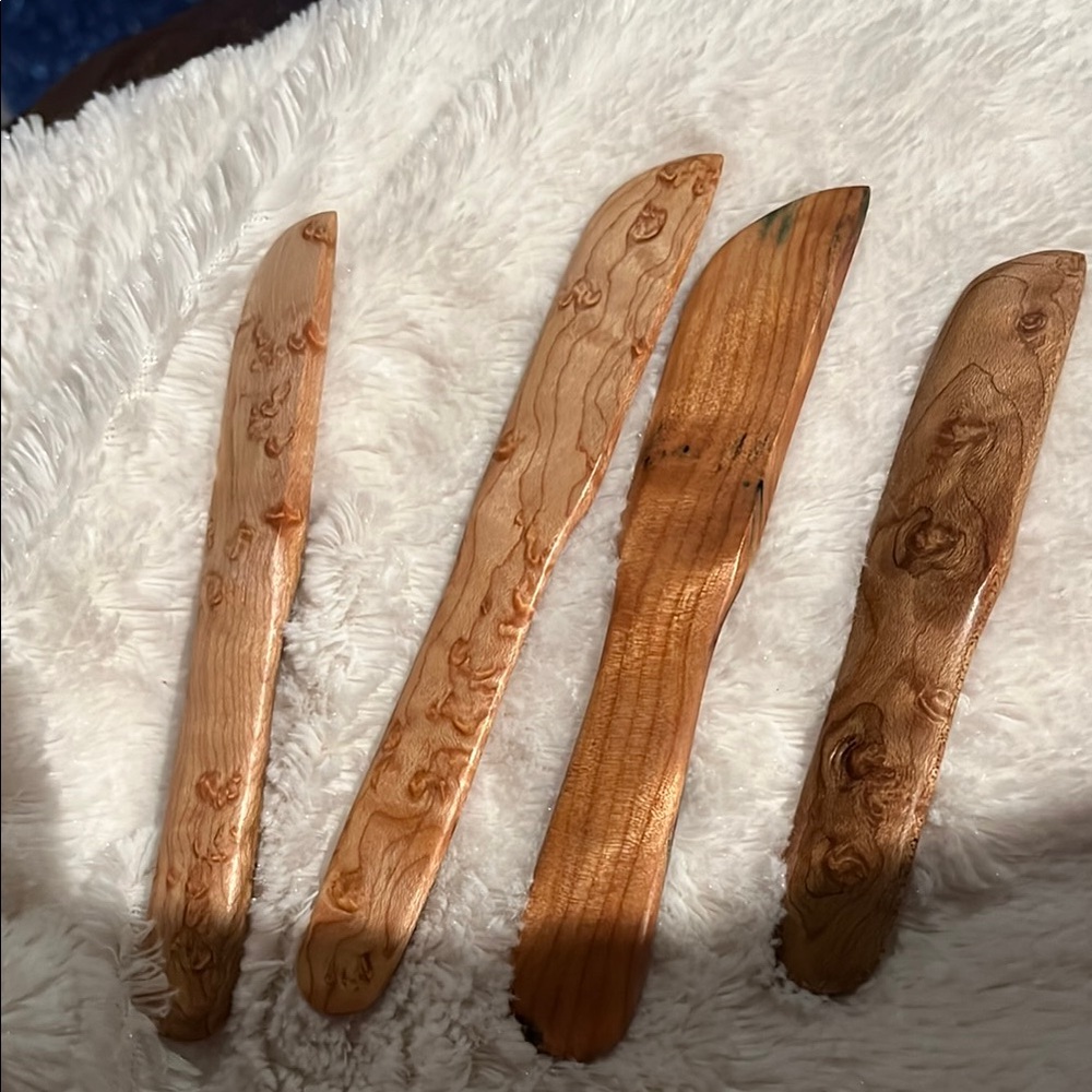 Handcrafted Wooden Butter Knives